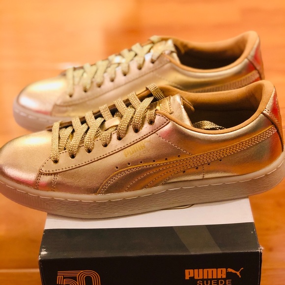 Puma Suede Jr 50th Gold - Picture 6 of 6